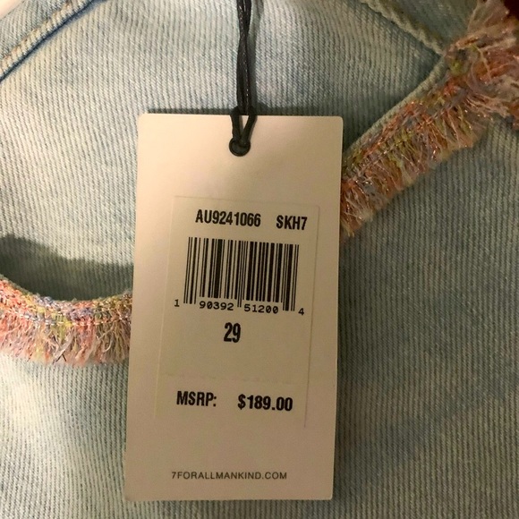 NWT 7 for all Mankind Minishirt. Very CUTE - Picture 8 of 11